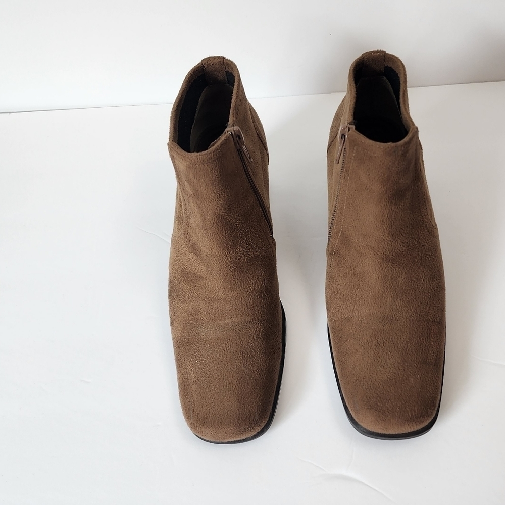 Liz Claiborne Brown Ankle Boots